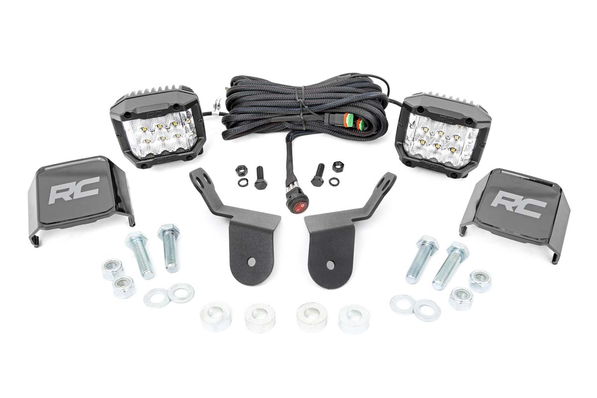 Honda Pioneer 1000 LED Light Kit - Cage Mount - Rough Country - 2